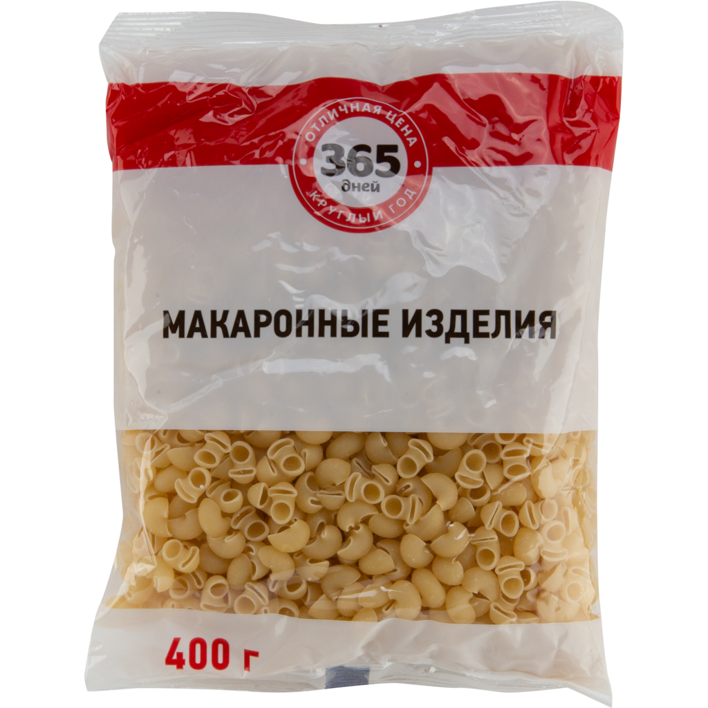 Макаронные изделия 365 дней рожки 400 г - отзывы покупателей на  маркетплейсе Мегамаркет | Артикул: 100028799311