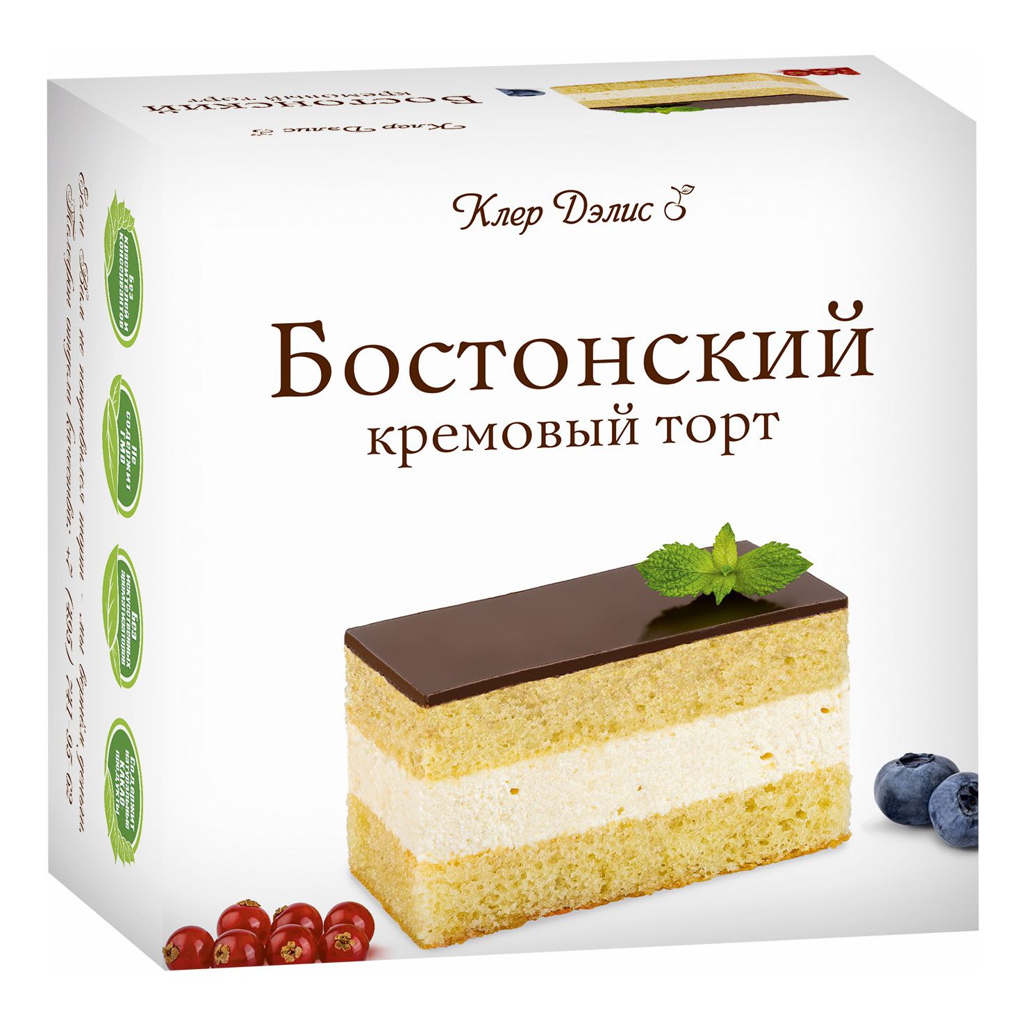 Купить торт Клер Дэлис Бостонский 300 г, цены на Мегамаркет | Артикул:  100066186245