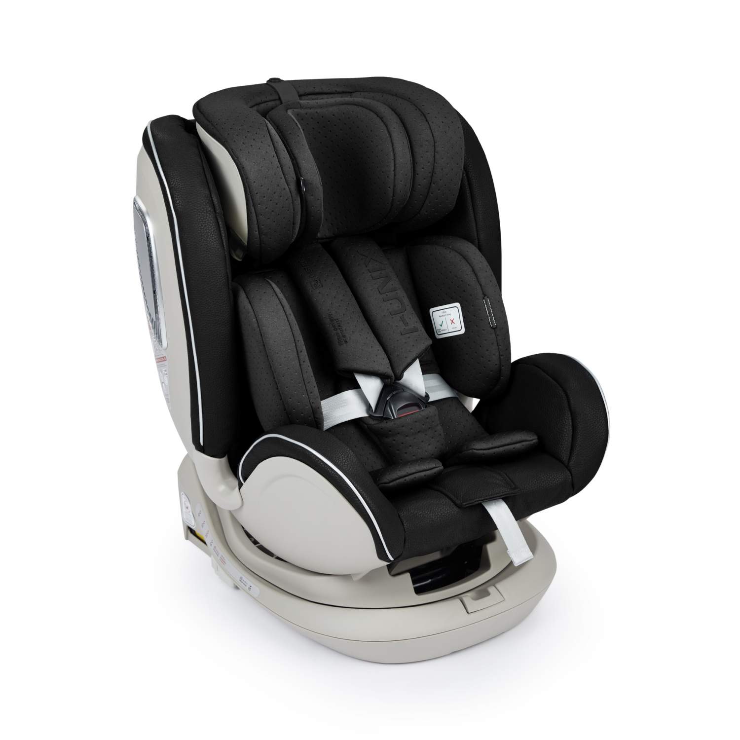 Отзывы о автокресло Happy Baby 0/1/2/3 I-Unix i-size 0-12 лет isofix, до  36кг - отзывы покупателей на Мегамаркет | автокресла I-Unix_black -  600009660447