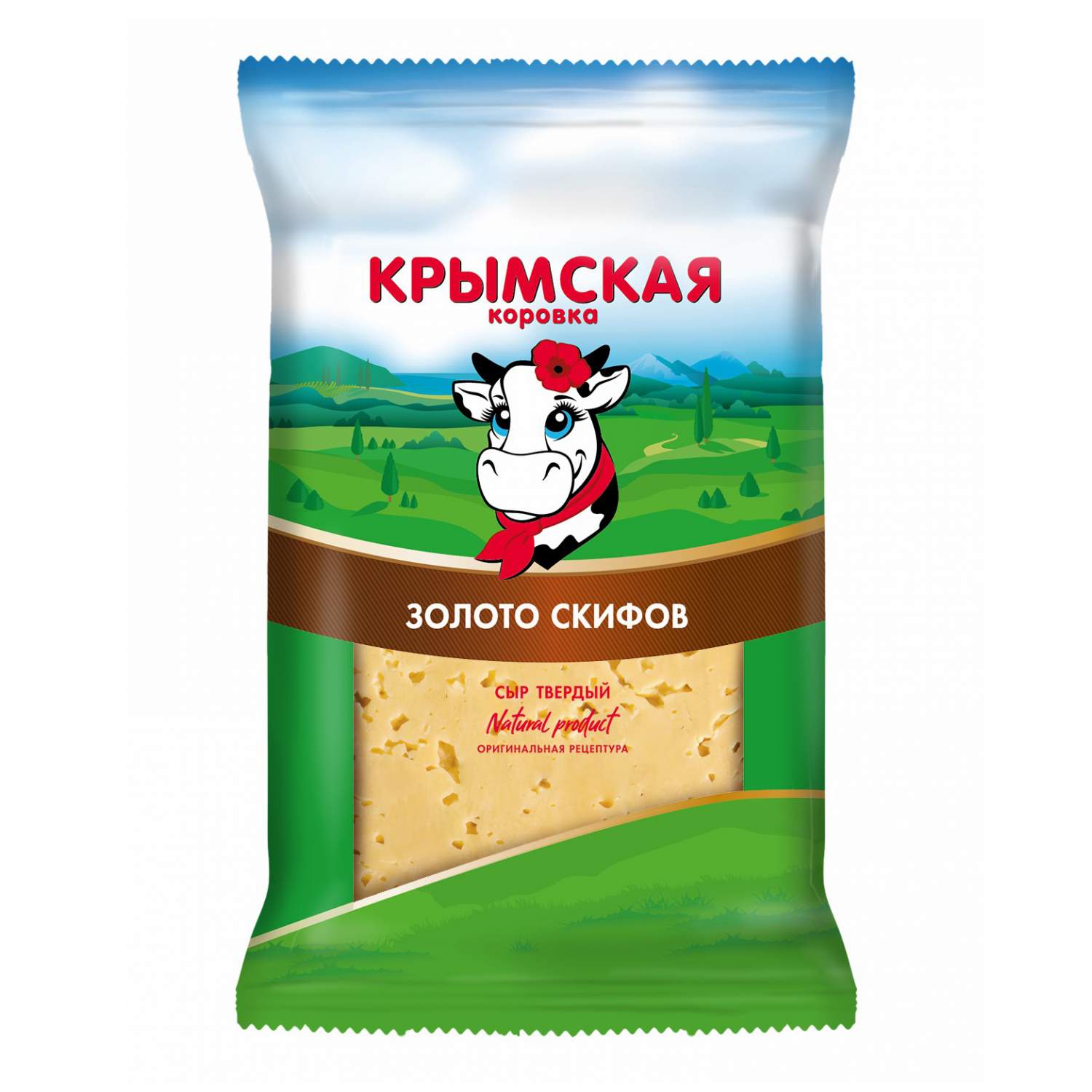 Купить сыр твердый Крымская Коровка Золото Скифов 45% 160 г, цены на  Мегамаркет | Артикул: 100048177510