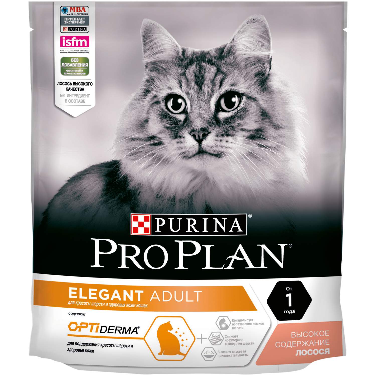 Сухой корм для кошек PRO PLAN Elegant Adult , лосось, 0,4кг - отзывы  покупателей на маркетплейсе Мегамаркет | Артикул товара:100024263820