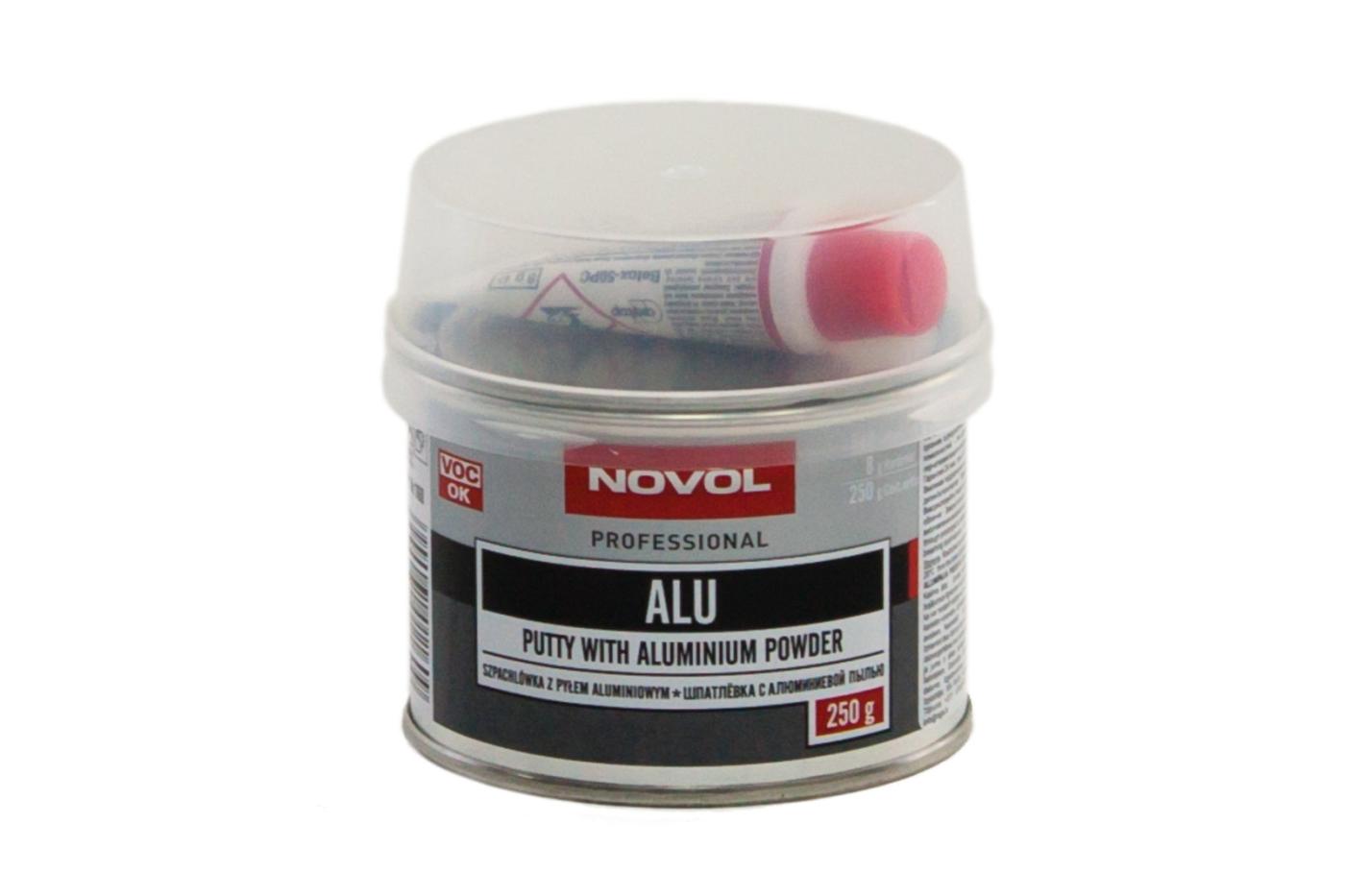 Шпатлёвка автомобильная Novol Alu Putty With Aluminium Powder 0,25 кг. –  купить в Москве, цены в интернет-магазинах на Мегамаркет