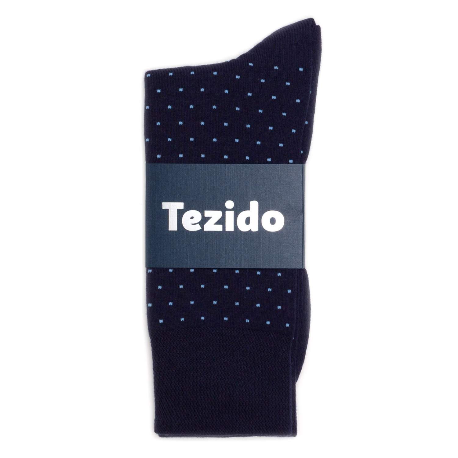 Носки унисекс Tezido Polka-Dot синие 41-46 - купить в Москве, цены на  Мегамаркет