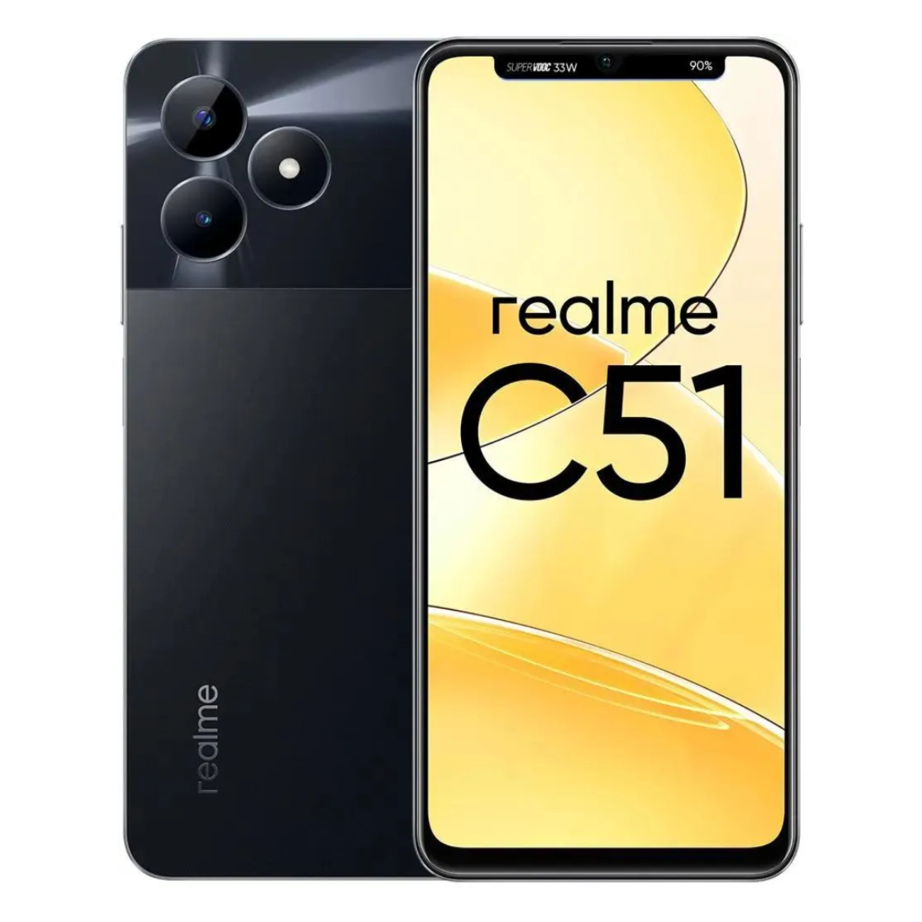 Смартфон Realme C51 4/64Gb черный (RMX3830) - отзывы покупателей на  Мегамаркет