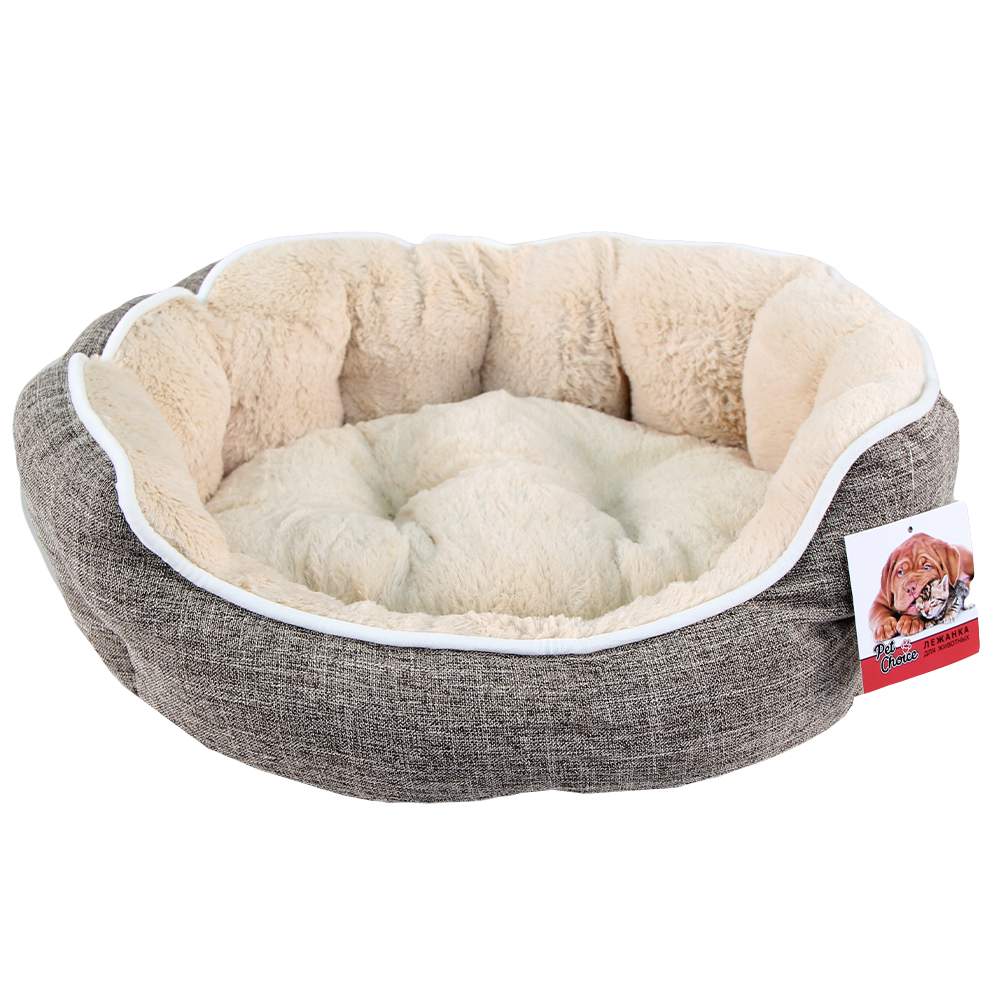Лежак для собак с капюшоном