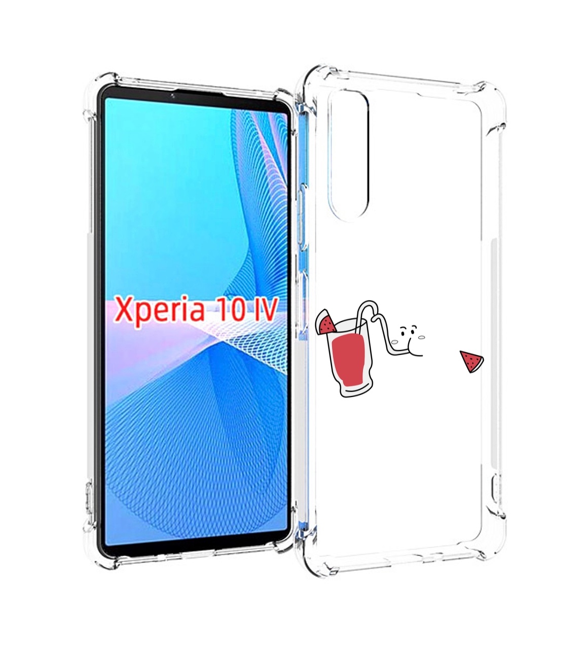 Чехол MyPads арбузный-напиток для Sony Xperia 10 IV (10-4) – купить в  Москве, цены в интернет-магазинах на Мегамаркет