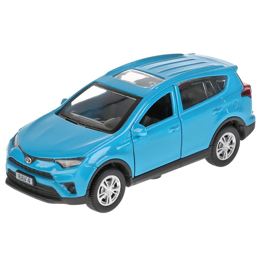 Купить машина металлическая инерционная Технопарк Toyota Rav4 синяя, 12 см,  цены на Мегамаркет