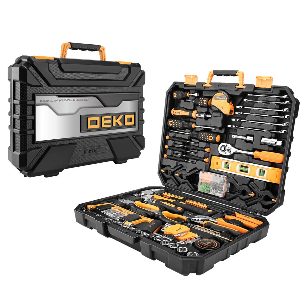 Набор инструментов для дома DEKO DKMT168 (168шт.) 065-0220 - отзывы .
