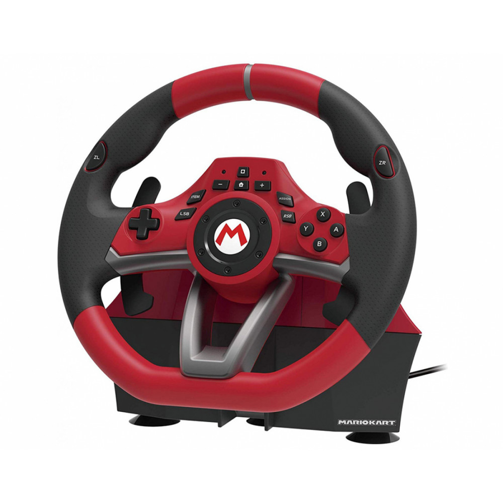 mario kart and steering wheel