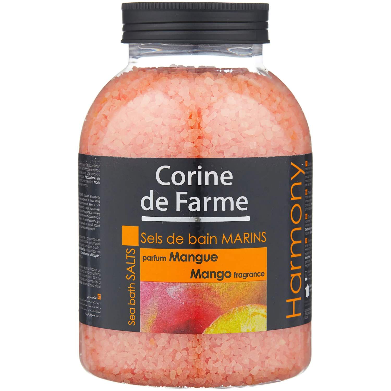 Характеристики - соль для ванны <b>Corine</b> <b>de</b> <b>Farme</b> <b>Манго</b> 1,3 кг - маркетплейс ...