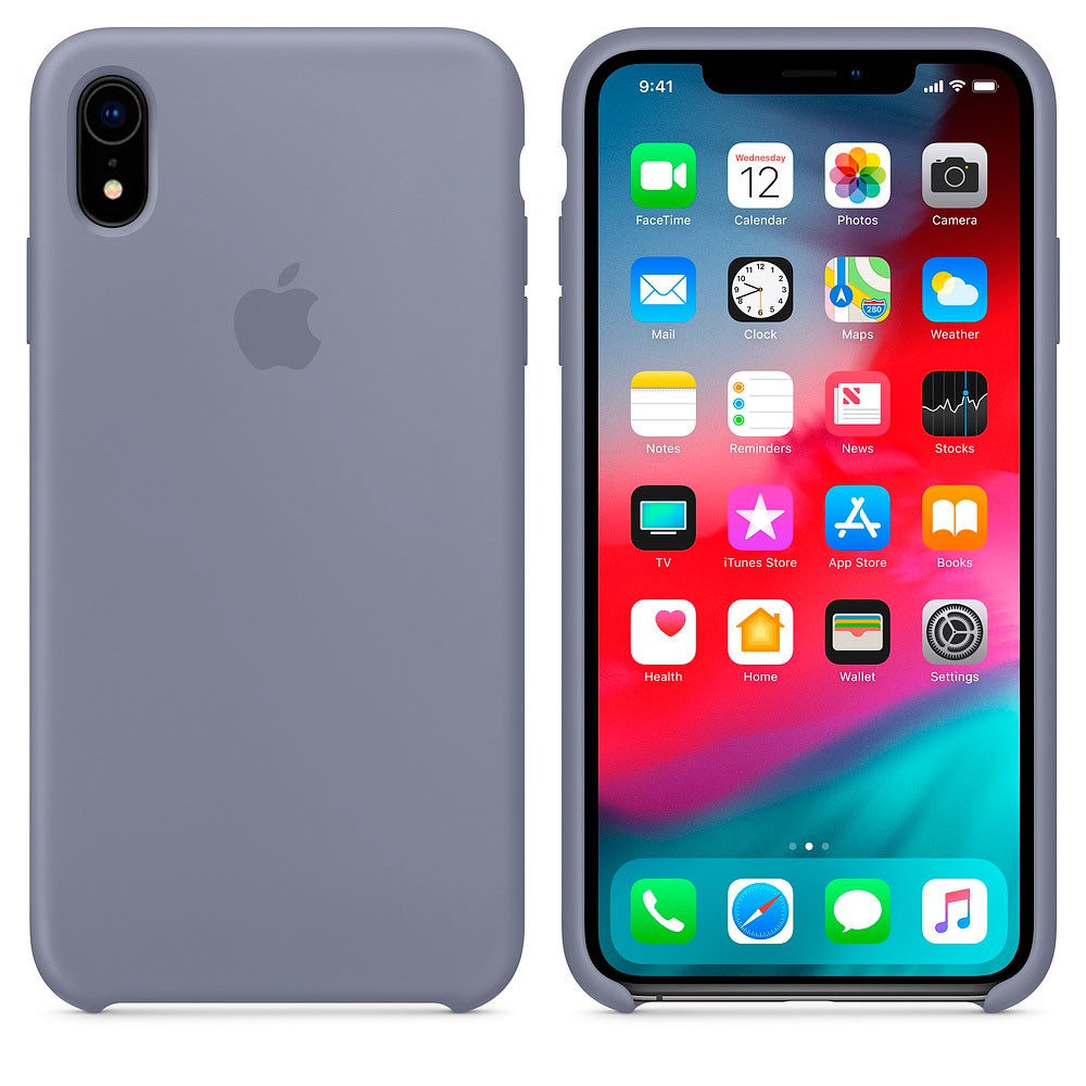 Чехол Silicone Case для Apple iPhone XR Lavender Gray (MWO72FE/A) - отзывы  покупателей на Мегамаркет