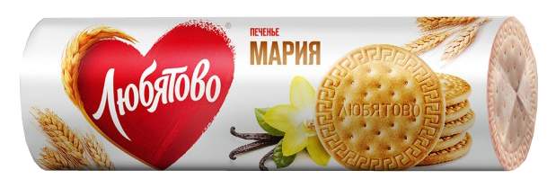 Печенье Мария в глазури 138г Любятово