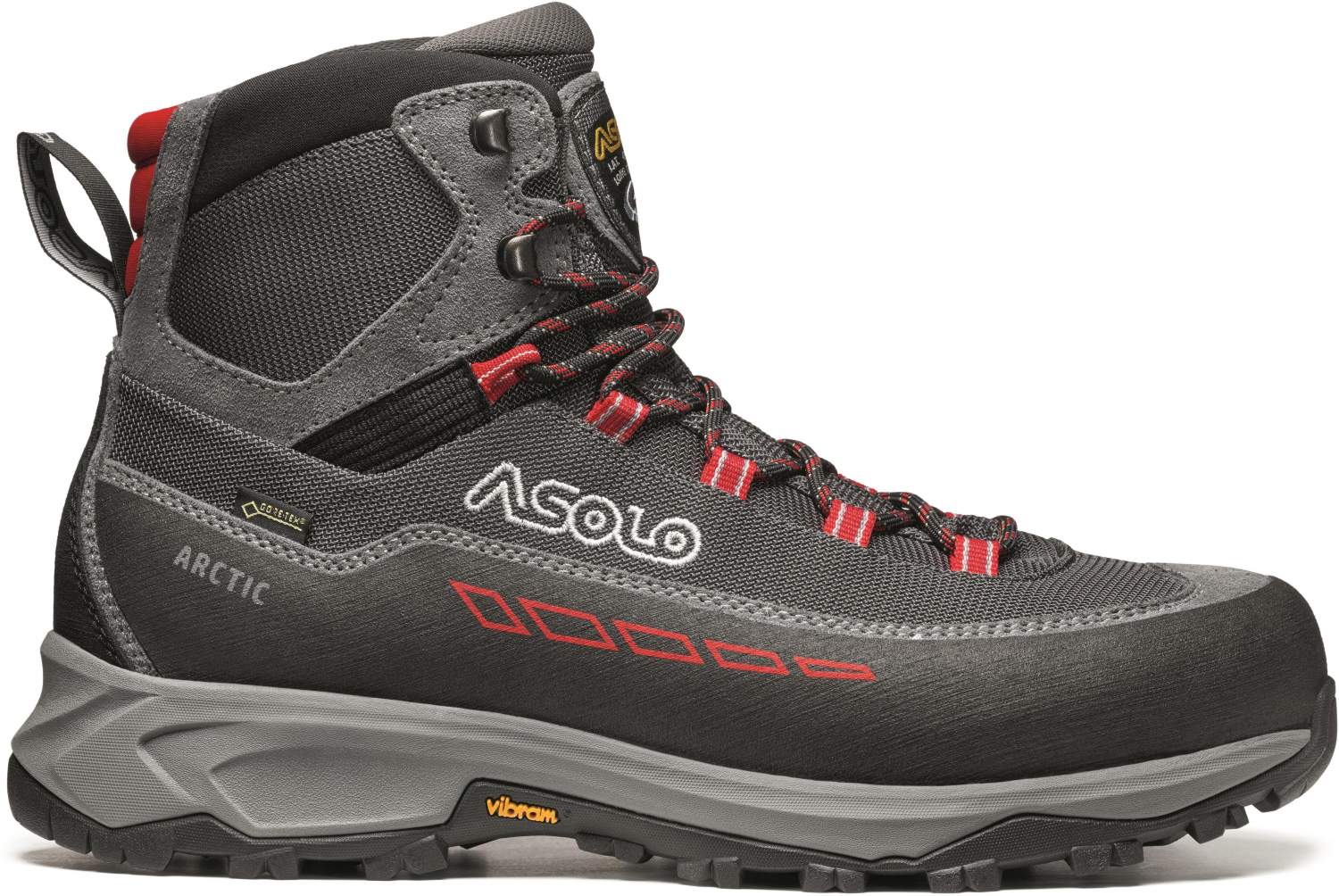 Asolo Arctic Gv Mm grey gunmetal red 9.5 UK