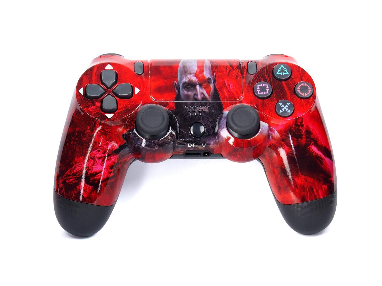 Геймпад (джойстик) DualShock 4 для Playstation 4 PS4, PC God of War красный  - отзывы покупателей на Мегамаркет