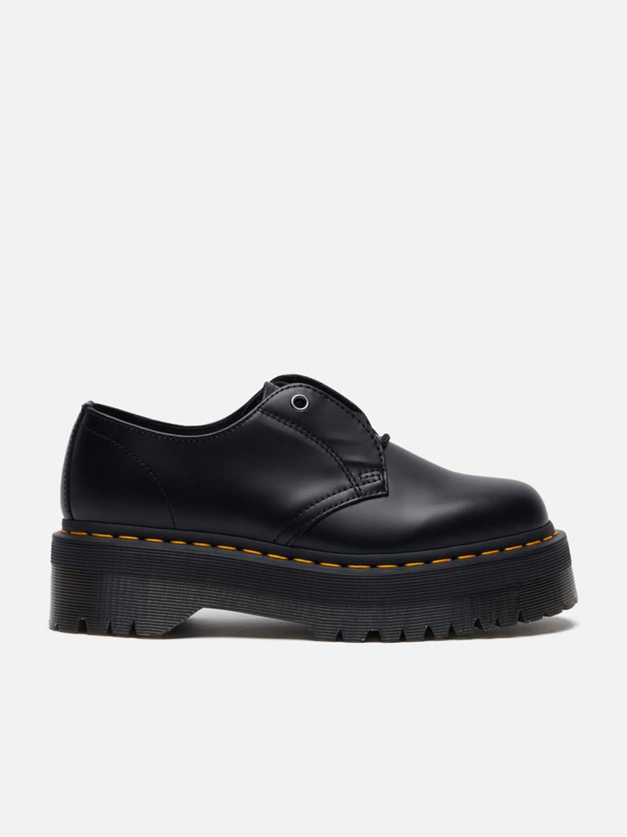Полуботинки женские Dr. Martens Jarrick Lo Platform Smooth Leather черные  40 EU - купить в Москве, цены на СберМегаМаркет