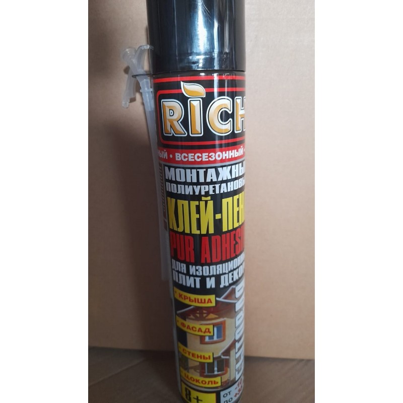 Клей пена рич. Пена клей rich 14м2 750 мл. Клей пена рич. Клей пена rich. 920гр.