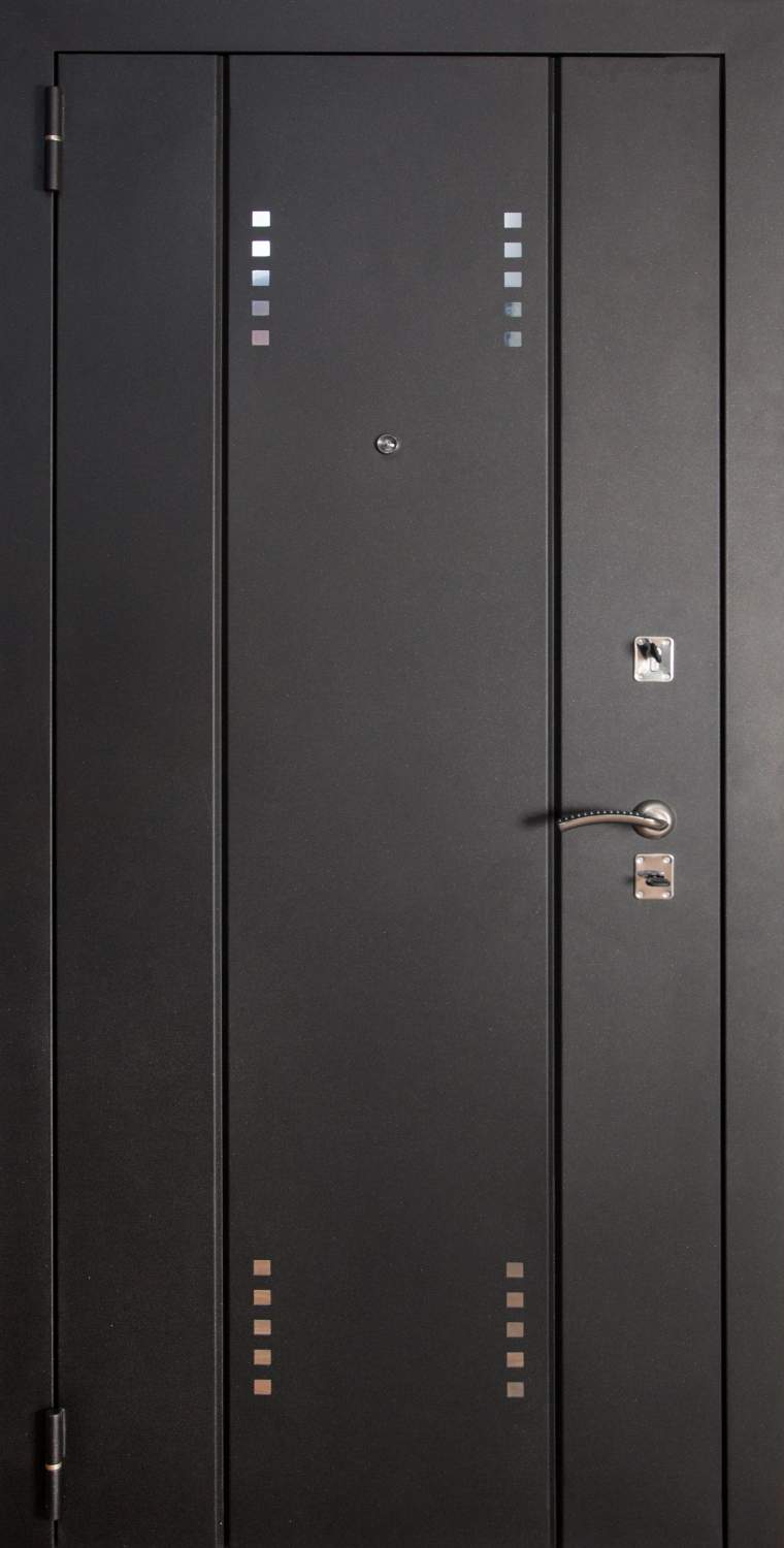 Входная дверь ВДК, Нео-2, Антрацит черный/Соренто венге (белое мат. ст.),  960/2050 левая - купить в Москве, цены на Мегамаркет