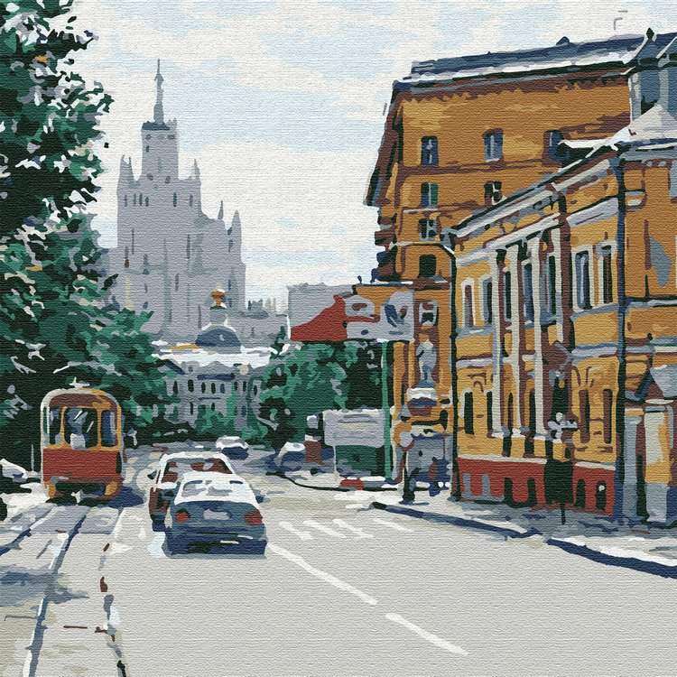 Рисунки улиц москвы