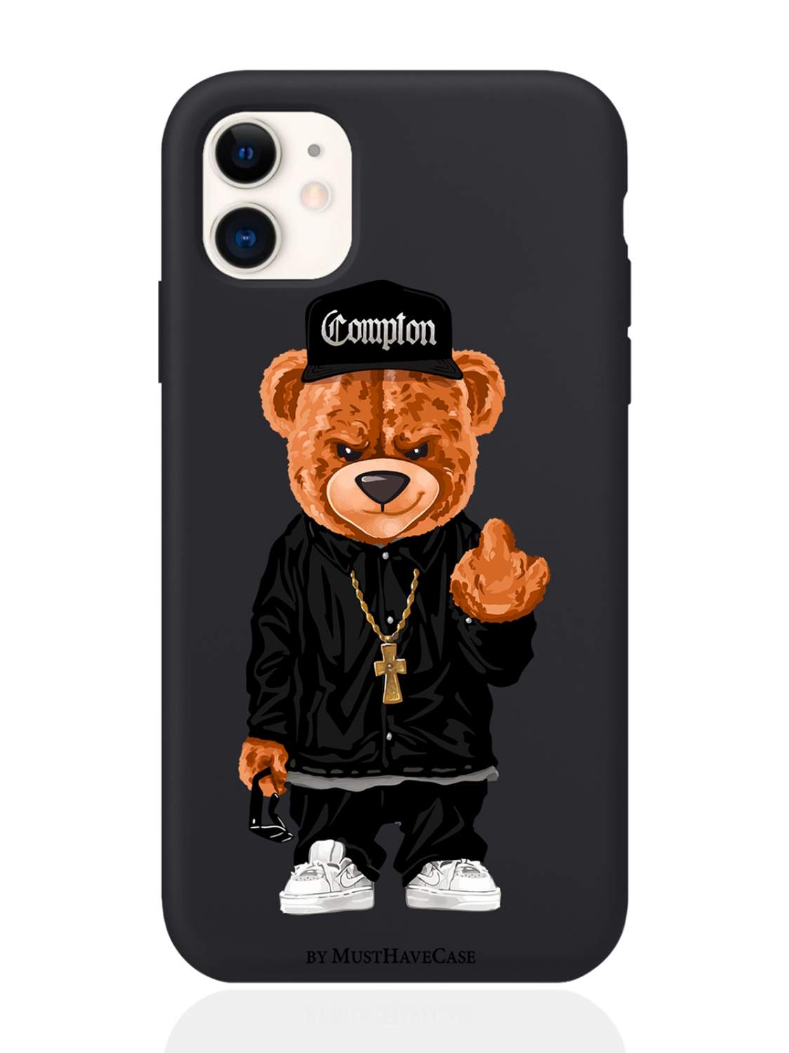 Чехол MustHaveCase для iPhone 11 Мишка Compton, купить в Москве, цены в  интернет-магазинах на Мегамаркет