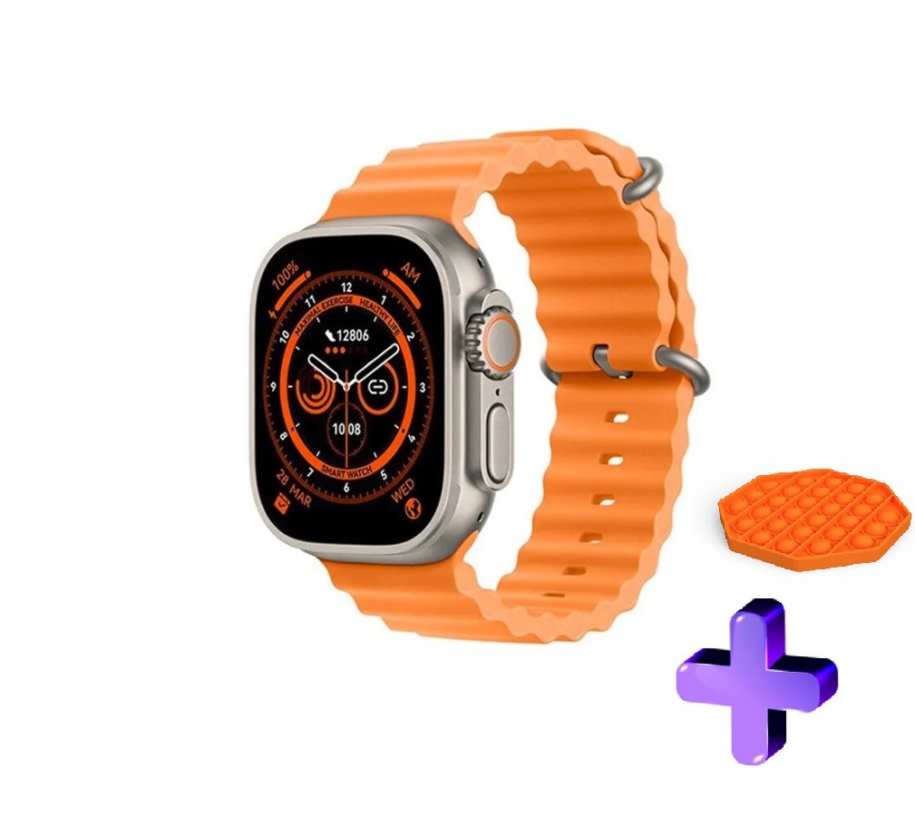 Smart Watch 8 ULTRA orange - отзывы покупателей на маркетплейсе Мегамаркет  | Артикул: 600003974010