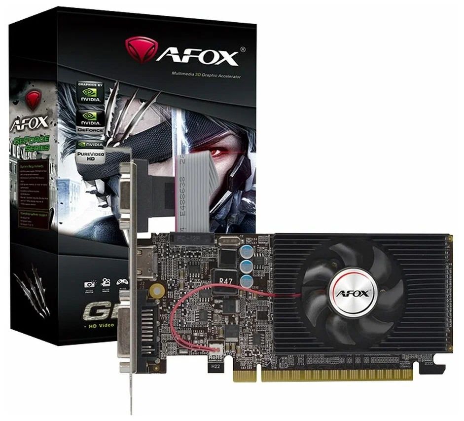 Видеокарта AFOX NVIDIA GeForce GT 610 (AF610-1024D3L7-V6), купить в Москве,  цены в интернет-магазинах на Мегамаркет