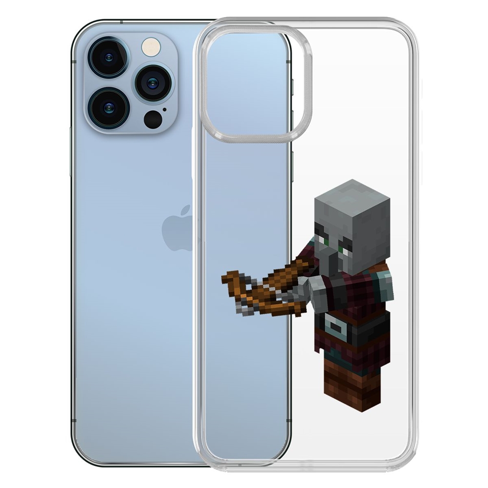 Чехол-накладка Minecraft-Разбойник для iPhone 13, купить в Москве, цены в  интернет-магазинах на Мегамаркет