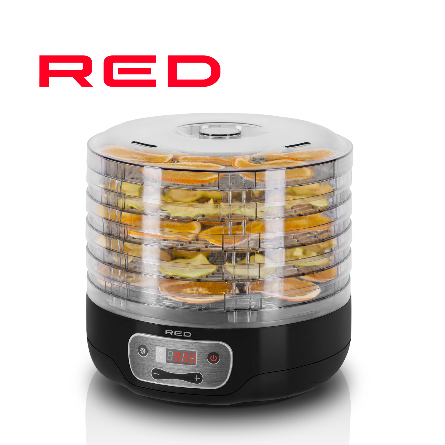 Сушилка для овощей и фруктов RED SOLUTION RFD-0121 черная, купить в Москве,  цены в интернет-магазинах на Мегамаркет