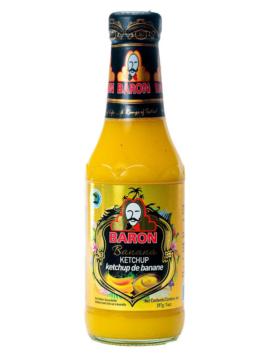 Банановый кетчуп Baron (Banana Ketchup), 397 гр. – купить в Москве, цены в  интернет-магазинах на Мегамаркет