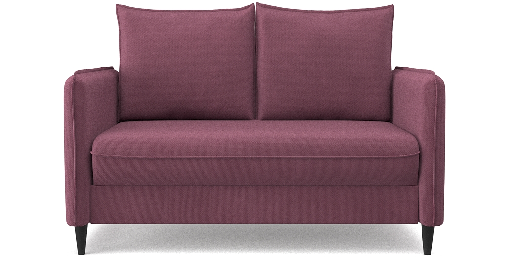 Диван-кровать раскладной PUSHE Фьорд Smart 120, микровелюр, темно розовый -купить в Москве, цены на Мегамаркет