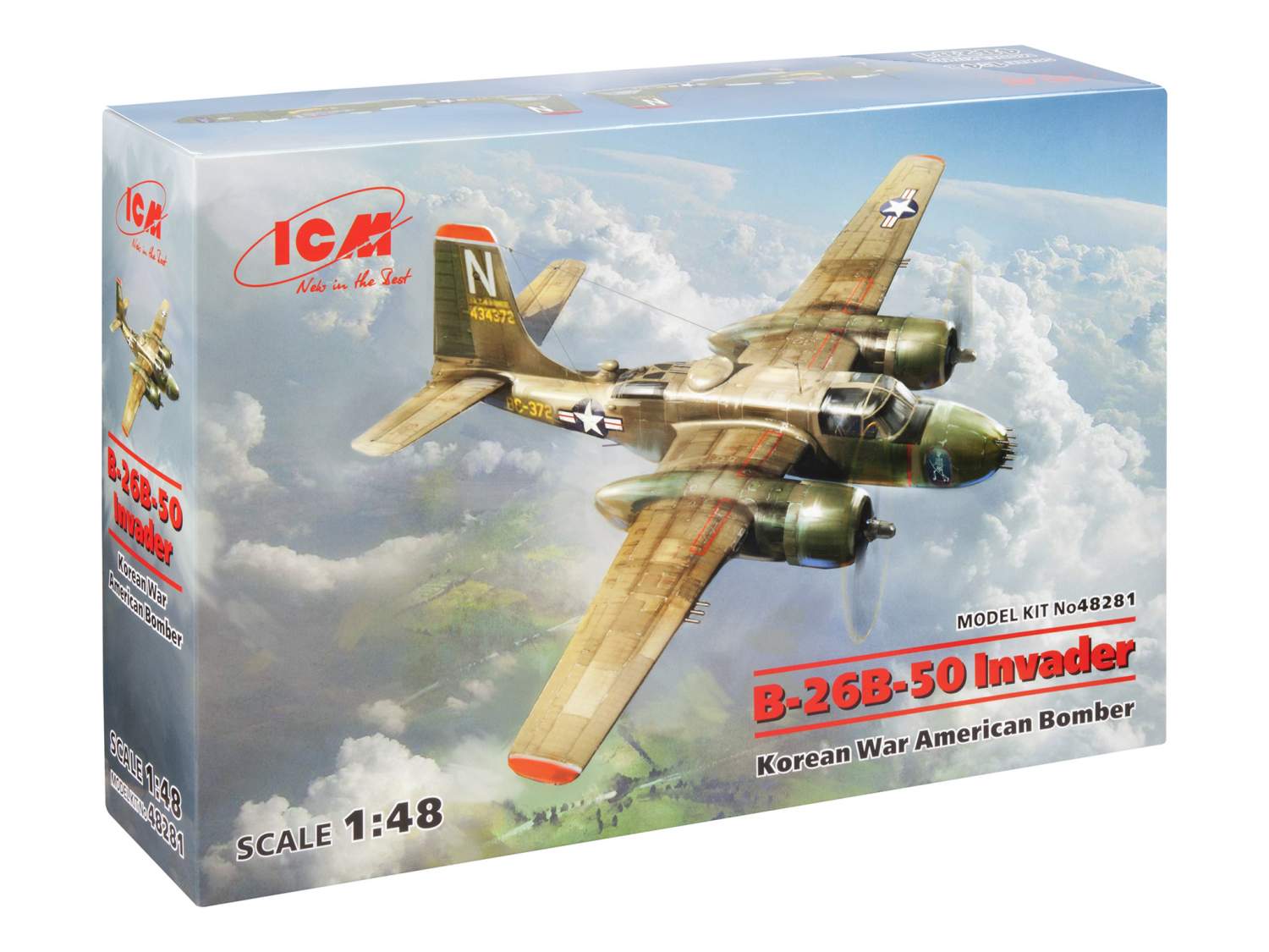 Купить сборная модель ICM 1/48 B-26B-50 