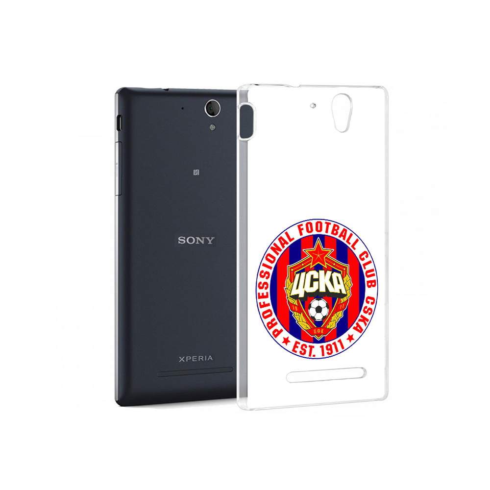 Чехол MyPads Tocco для Sony Xperia C5 Ultra ФК ЦСК логотип  (PT16261.253.178), купить в Москве, цены в интернет-магазинах на Мегамаркет