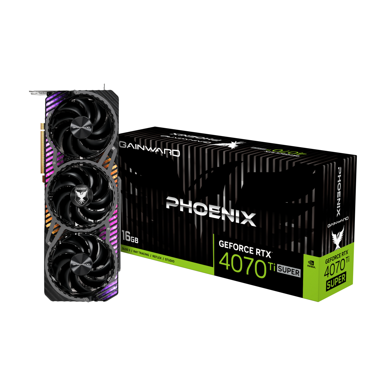 Видеокарта Gainward RTX4070Ti Super Phoenix игровая, 16 Гб, GDDR6X, 256  бит, 3-DP, 149748 - отзывы покупателей на маркетплейсе Мегамаркет |  Артикул: 100066424467