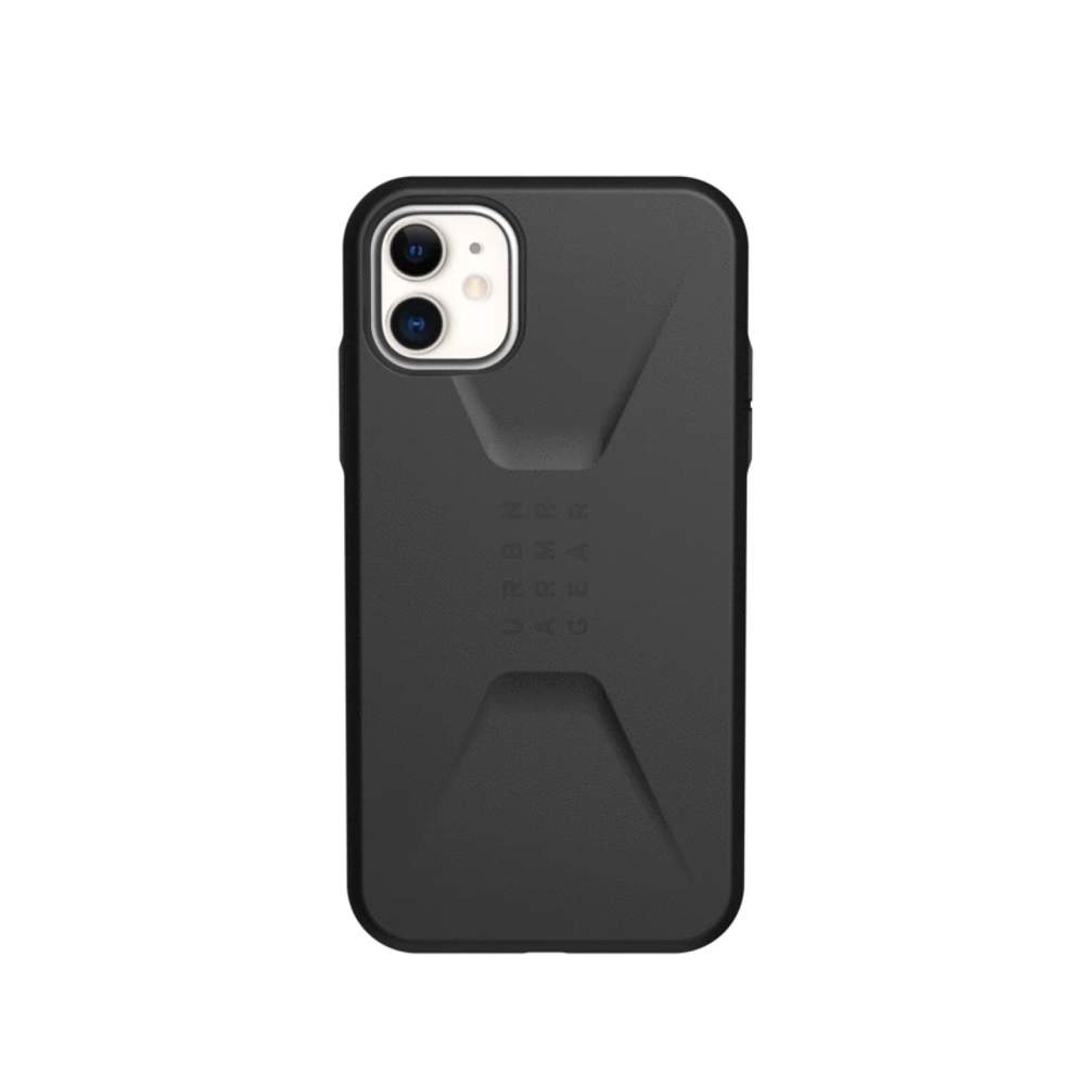 Чехол UAG для iPhone 11 серия Civilian, черный / 11171D114040 – купить в  Москве, цены в интернет-магазинах на Мегамаркет