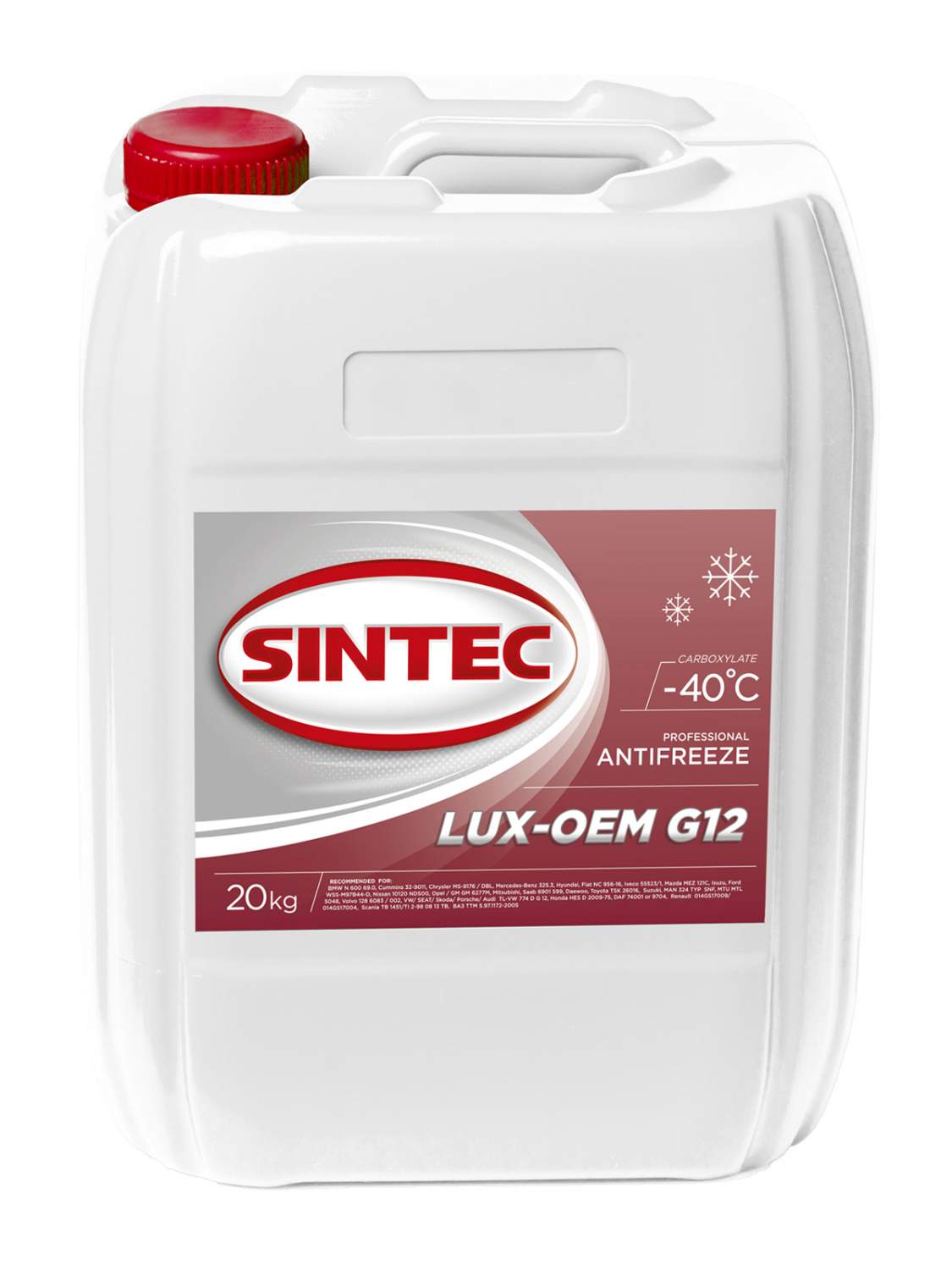 Антифриз sintec premium g12