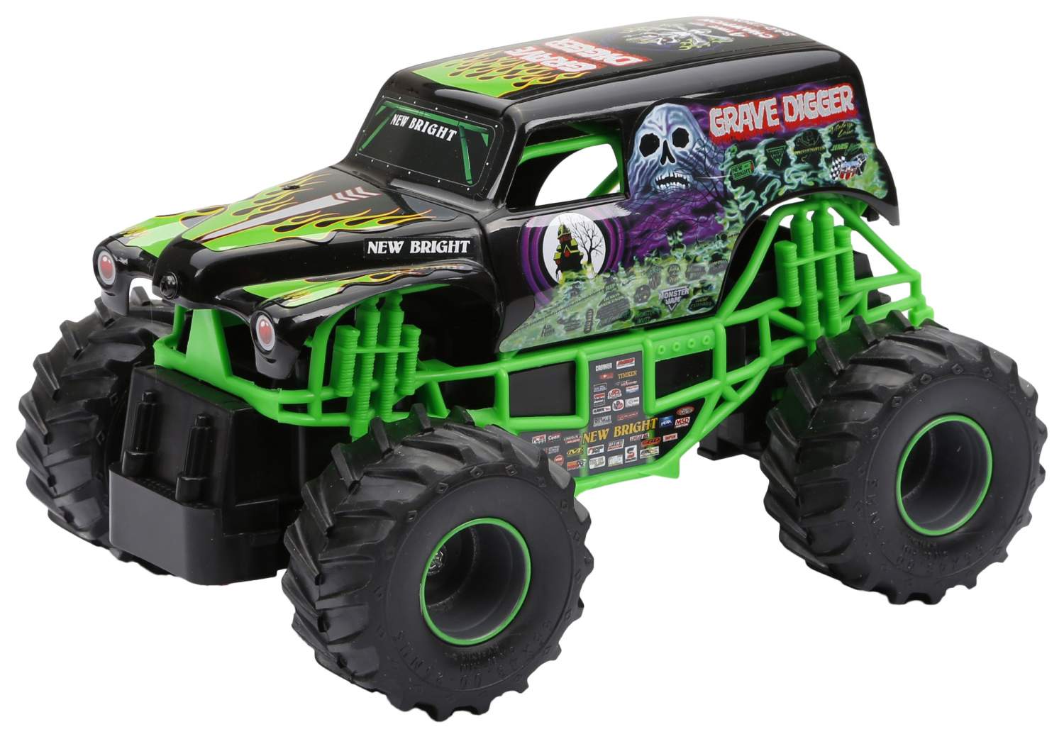 Машина радиоуправляемая New Bright 1:24 Monster Jam – характеристики на  Мегамаркет