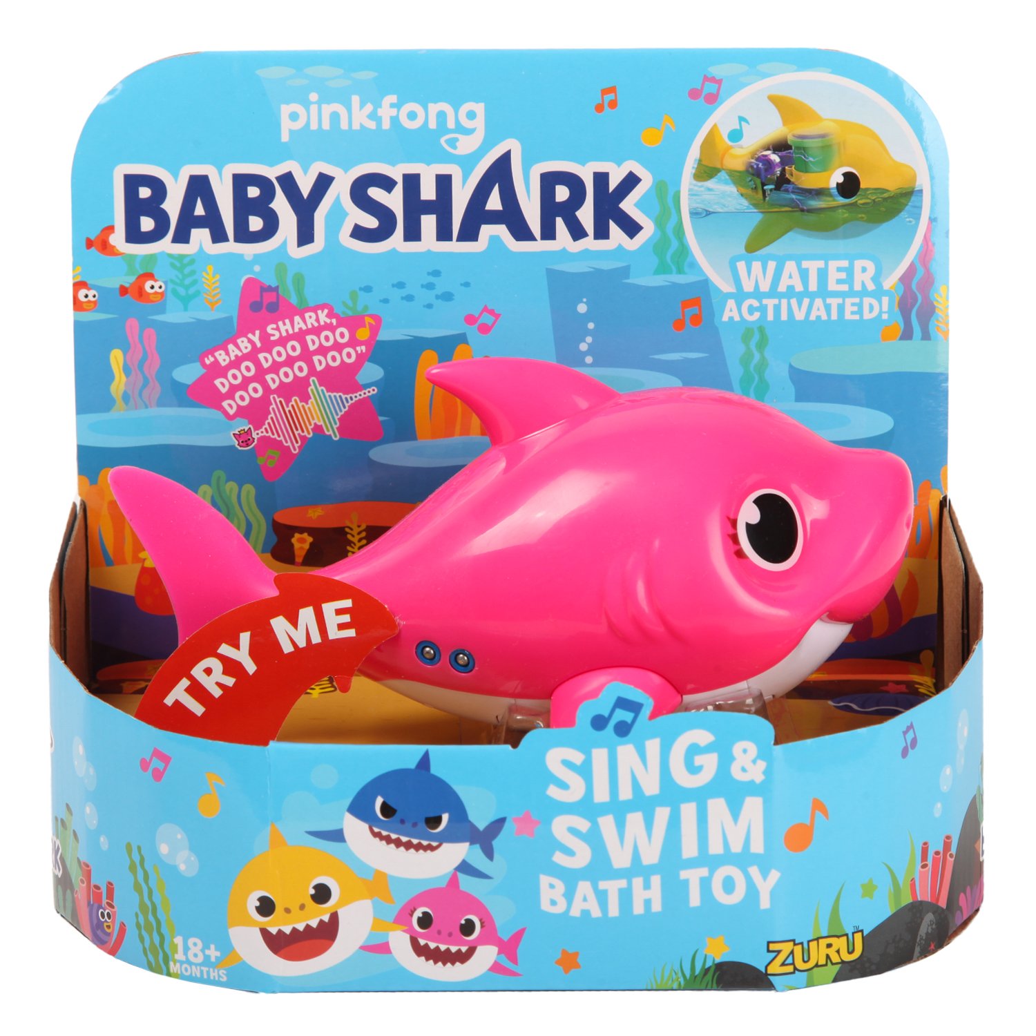 Игрушка для ванной Baby Shark Zuru 12,5 х 20 х 18,1 см – купить в Москве,  цены в интернет-магазинах на Мегамаркет