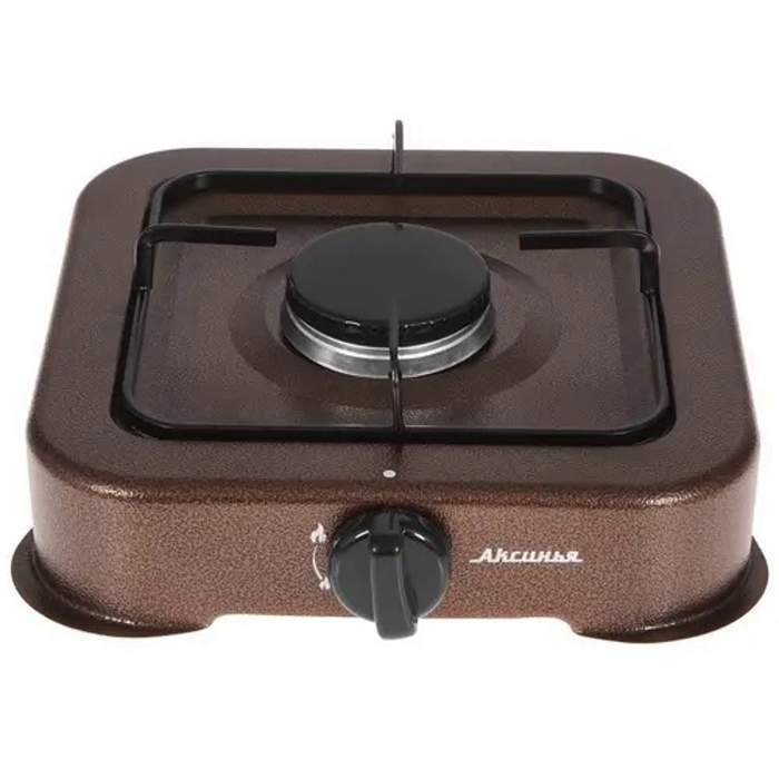 Настольная газовая плитка Аксинья КС-105 Brown, купить в Москве, цены в ...