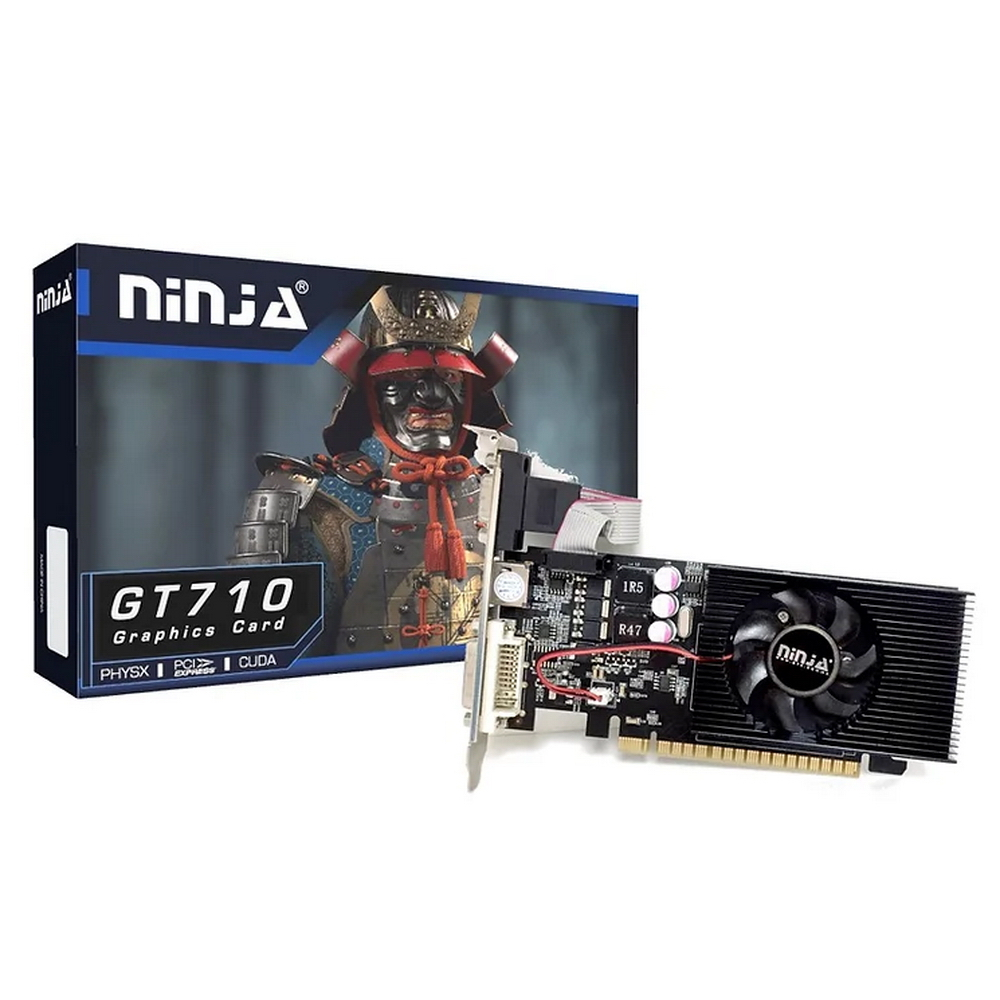 Видеокарта Sinotex Ninja NVIDIA GeForce GT 710 NF71NP013F, купить в Москве,  цены в интернет-магазинах на Мегамаркет