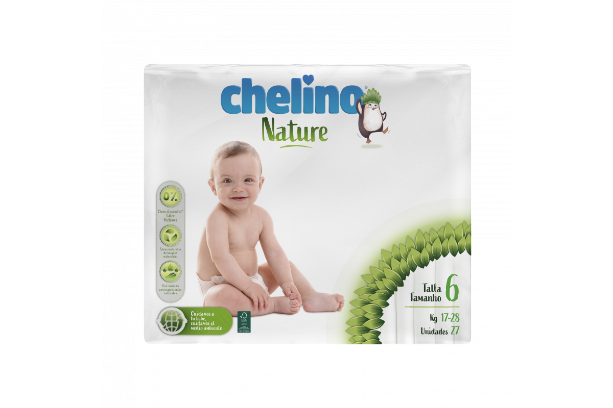 Подгузники Chelino Nature размер 6