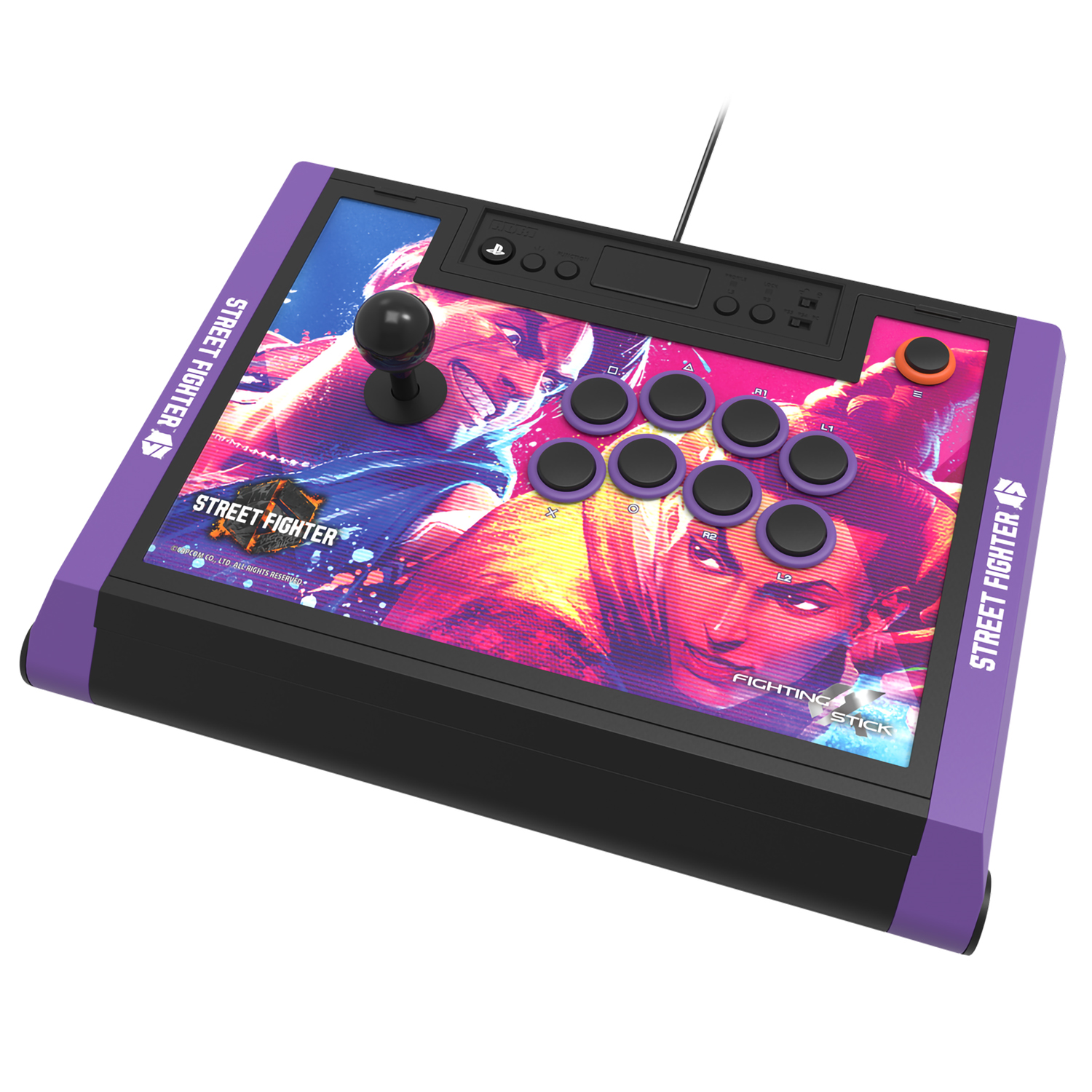 Аркадный контроллер Hori Fighting Stick Street Fighter 6 Edition  (SPF-033U), купить в Москве, цены в интернет-магазинах на Мегамаркет