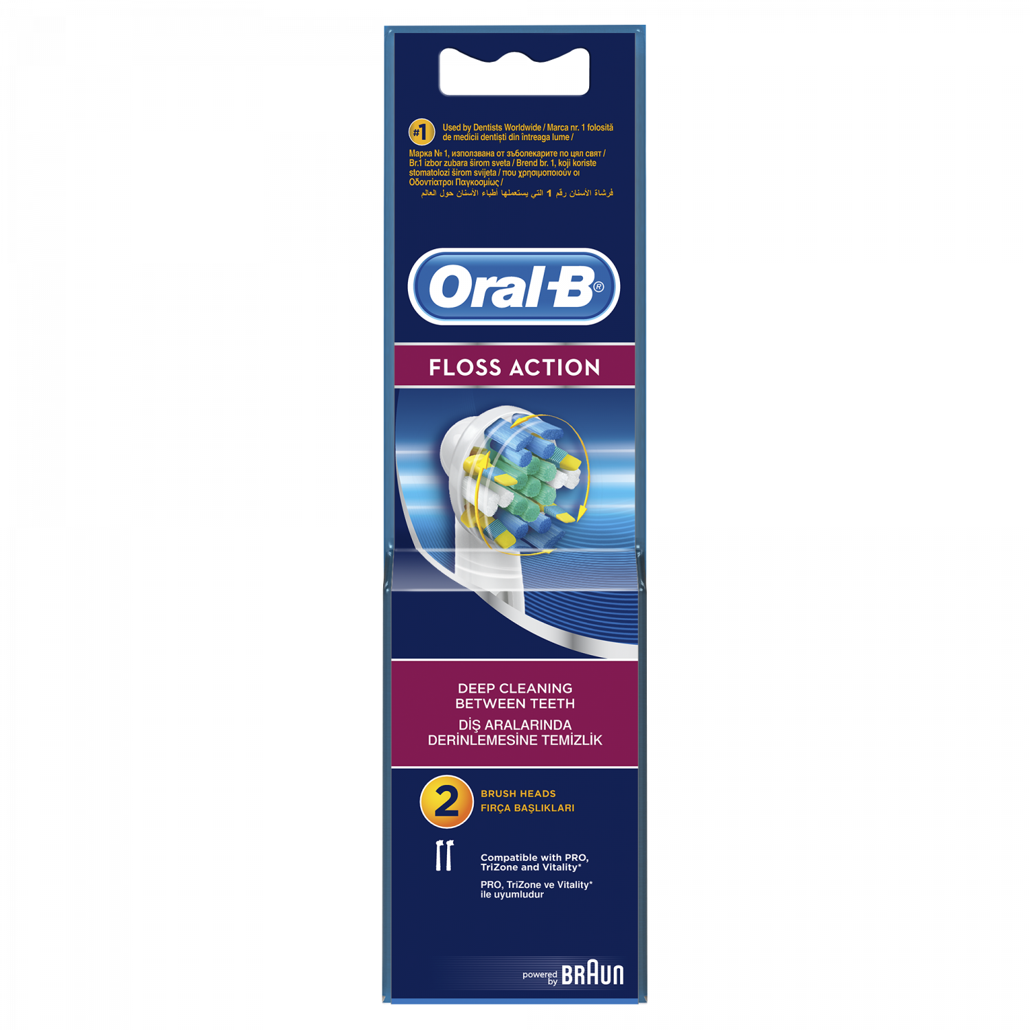 Oralb floss deals action