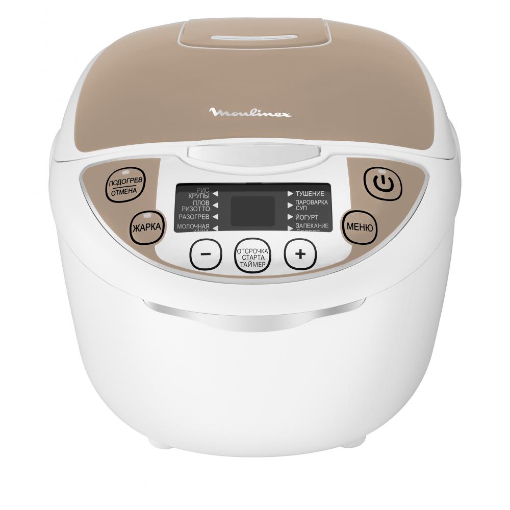 Мультиварка Moulinex MK706A32 White/beige - отзывы покупателей на  маркетплейсе Мегамаркет | Артикул: 100000431582