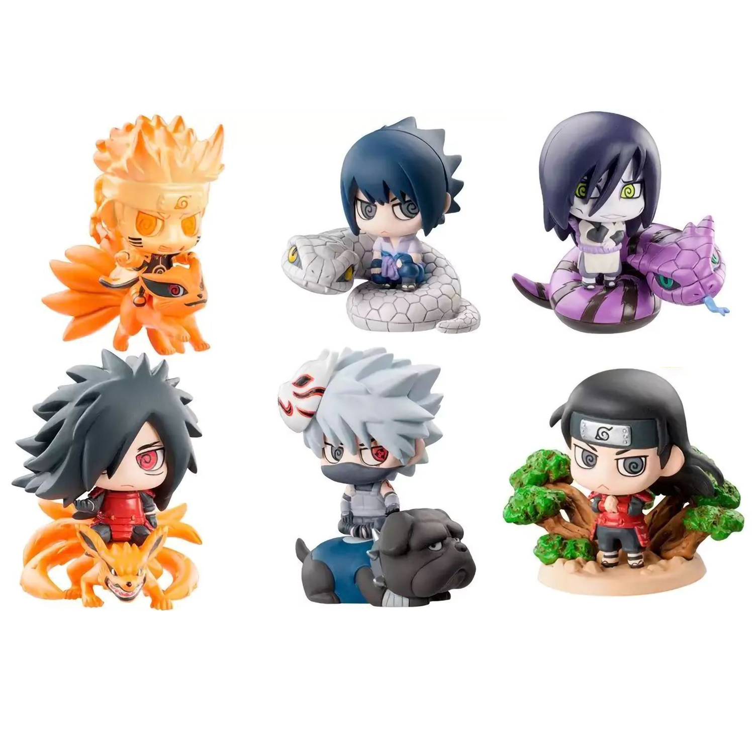 Фигурка Naruto Naruto Shippuden: Kakashi, Orochimaru, Sasuke Uchiha,  Uzumaki Naruto, купить в Москве, цены в интернет-магазинах на Мегамаркет