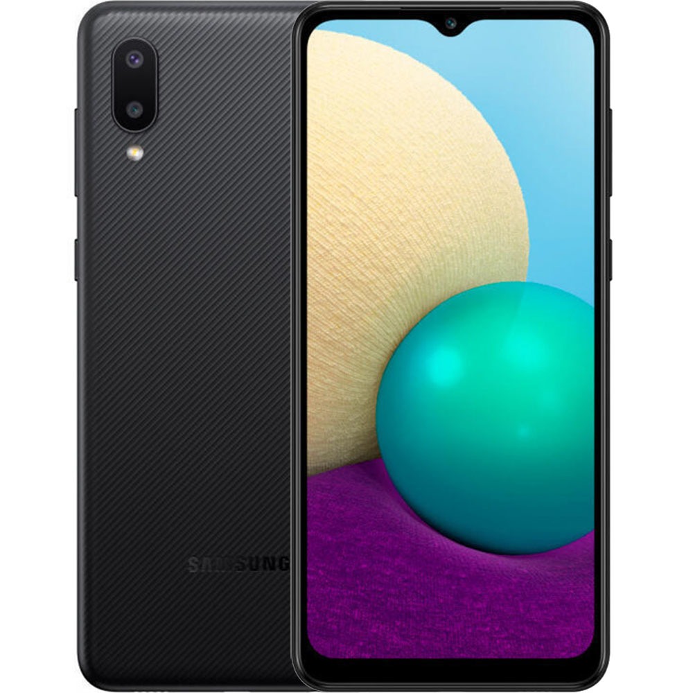 Смартфон Samsung Galaxy A02 2/32GB Black (SM-A022GZKBSER), купить в Москве,  цены в интернет-магазинах на Мегамаркет