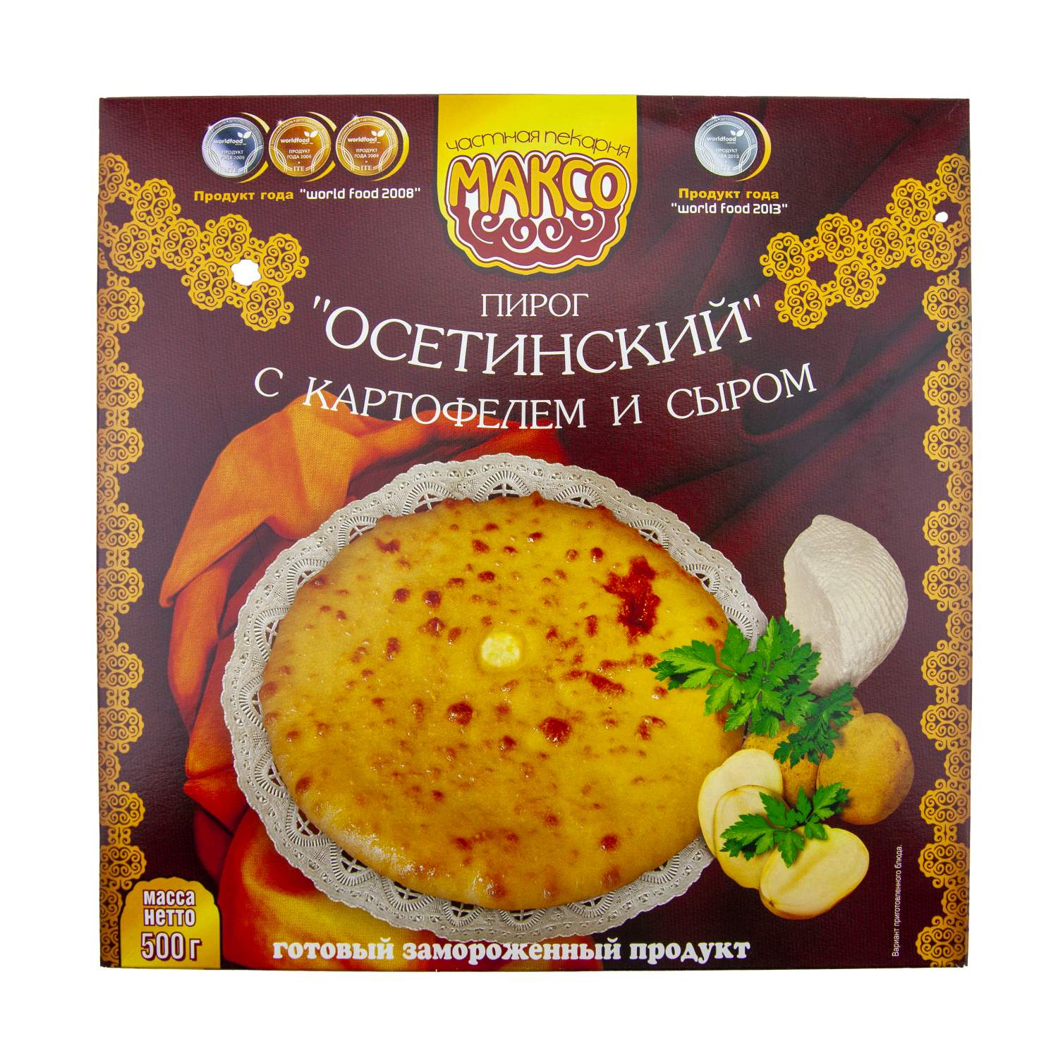 Пирог Максо Осетинский с картофелем и сыром – купить в Москве, цены в  интернет-магазинах на Мегамаркет