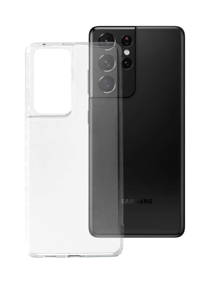 Чехол Samsung S21 Ultra (G998) / Самсунг С21 Ультра (прозрачный), купить в  Москве, цены в интернет-магазинах на Мегамаркет