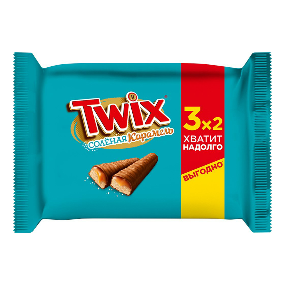 Купить шоколадный батончик Twix Соленая Карамель покрытый молочным  шоколадом 55 г х 3 шт, цены на Мегамаркет | Артикул: 100028791292