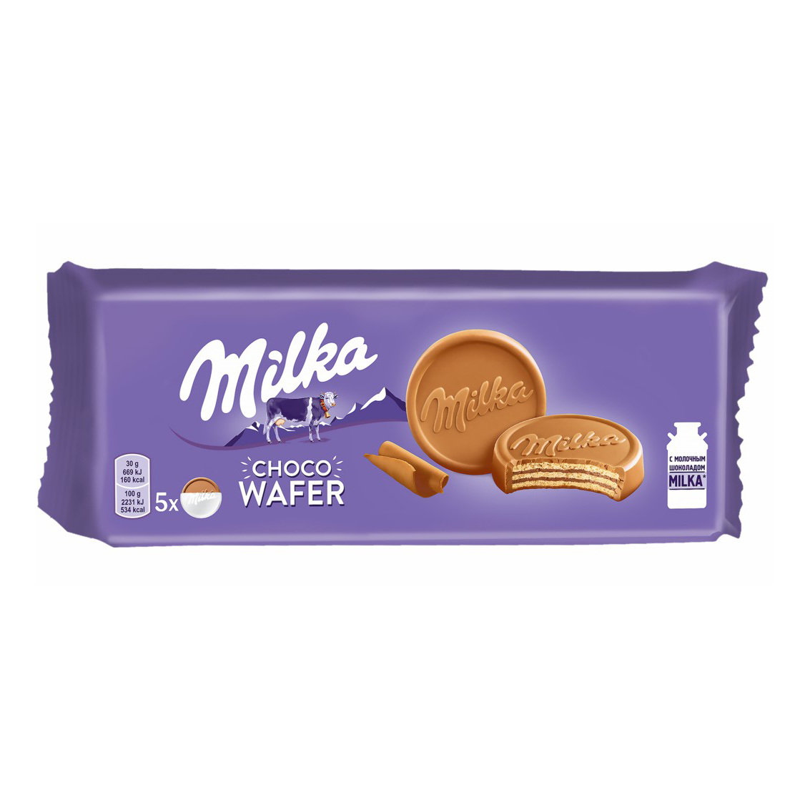 Купить вафли Milka Choco Wafer 30 г х 5 шт, цены на Мегамаркет | Артикул:  100028791289