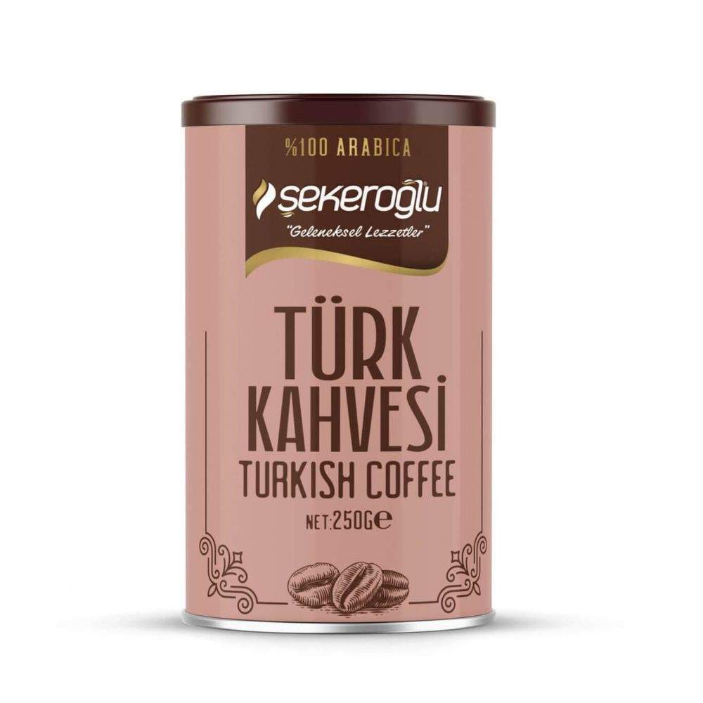 Sekeroglu турецкий кофе молотый 100г фото Турецкий кофе молотый Sekeroglu Turk Kahvesi 250г - купить в Москве, цены в инте