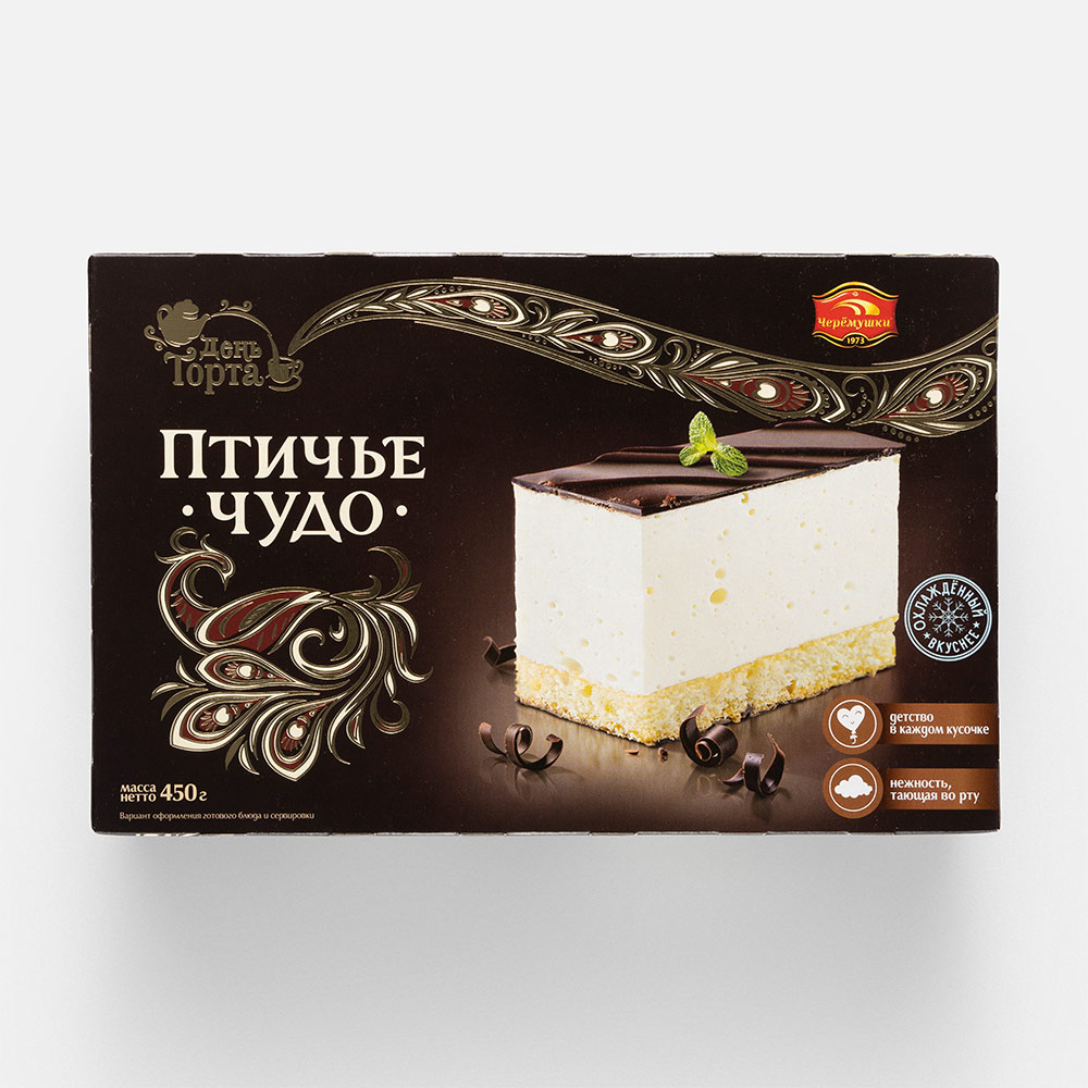 Купить торт День торта Птичье чудо, 450 г, цены на Мегамаркет | Артикул:  100059721561